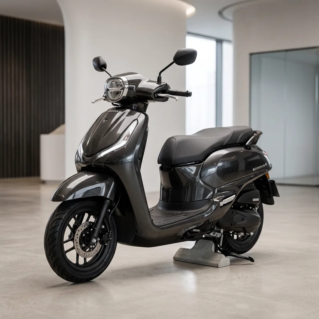 คู่มือแต่งเคฟล่าและคาร์บอน 5D Honda Giorno+: อัปเกรดผิวรถสปอร์ตพรีเมียม เนียนสนิทตรงรุ่น