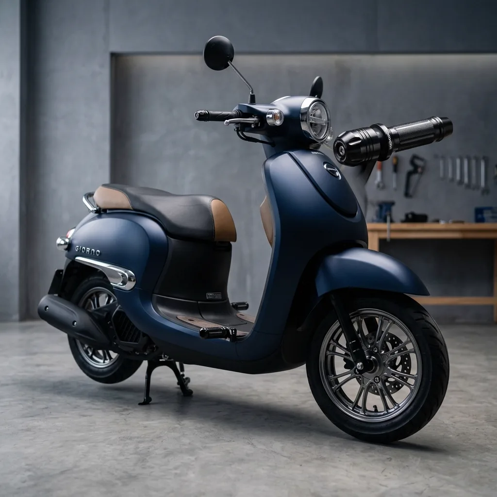 คู่มือเลือกของแต่ง CNC สำหรับ Honda Giorno+: เช็กลิสต์ ล้อแม็ก พักเท้า ตะขอ และปลายแฮนด์ สวยหรู ตรงรุ่น ปลอดภัย